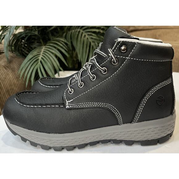 Men’s Sureway Lightweight Black Mock Wedge Black 10 F2413-18 Worn Once - Picture 3 of 9